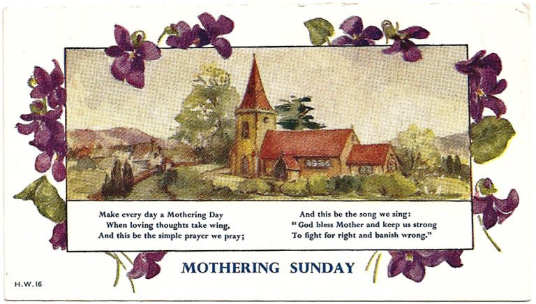 church and verse for Mothering Sunday